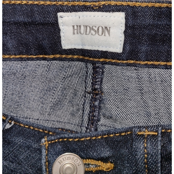 HUDSON BACARA CUFFED STRAIGHT LEG JEANS - Picture 4 of 7